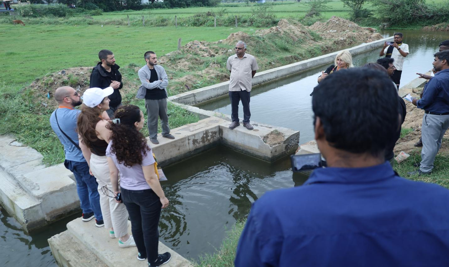At Head Sluice of DAMAL