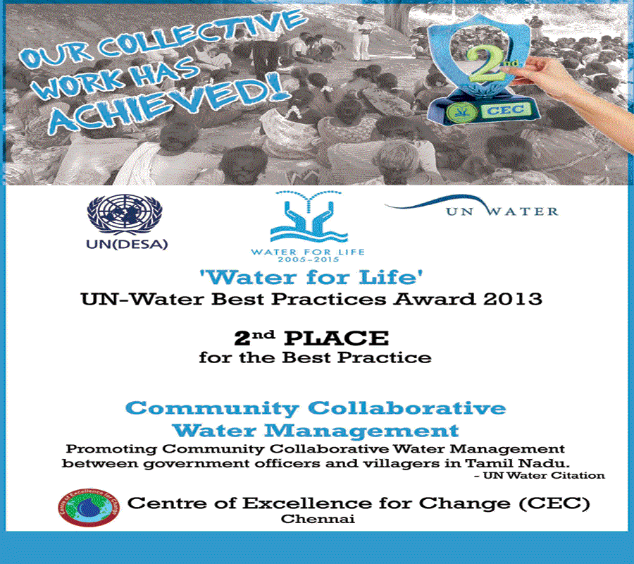 UN Water Award 2013