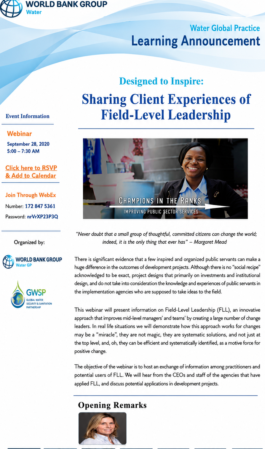 Expanding Horizons Event 2